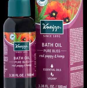 SEBASTIAN KNEIP PURE BLISS RED POPPY BATH OIL